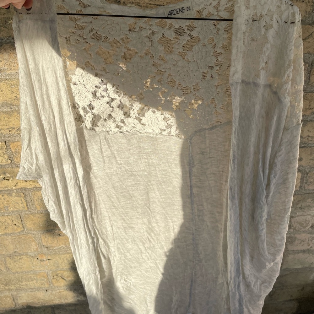 Ardene Cream Lace Robe